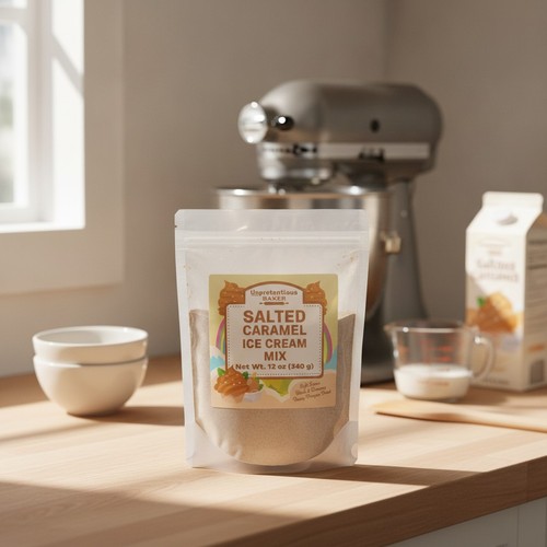 Salted caramel soft - salted, ice