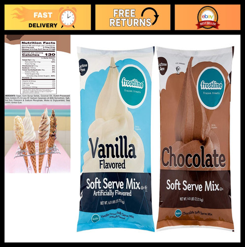 Lactose free soft serve - soft,