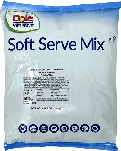 Dole soft serve ice cream - serve,