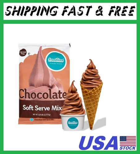 Chocolate soft serve ice - chocolate,