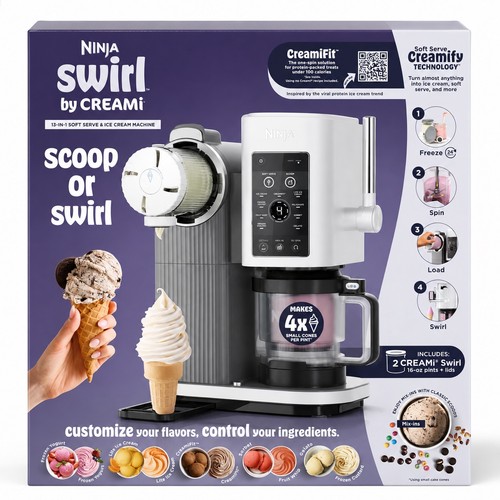 Ninja creami scoop swirl - scoop,