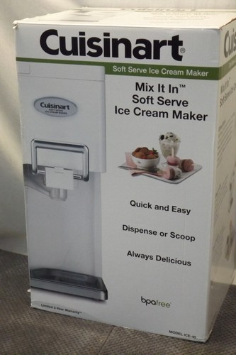Cuisinart soft serve ice cream - serve,