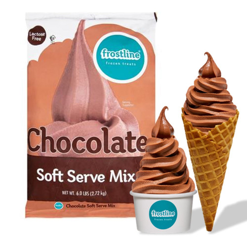 Frostline chocolate soft serve - frostline,