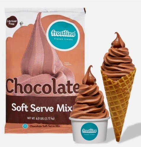 Frostline chocolate soft serve - frostline,