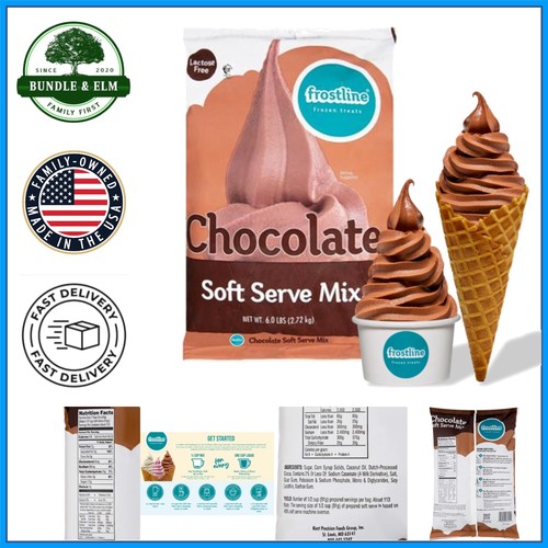 Rich chocolate soft serve - soft,