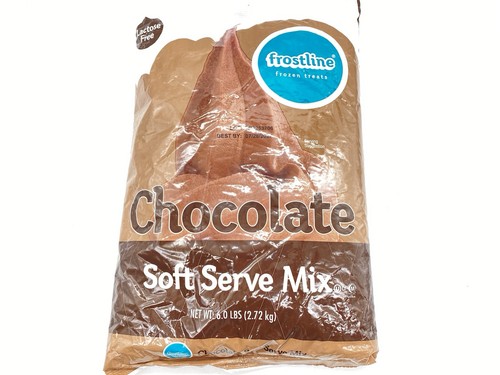 Chocolate soft serve ice cream - soft,