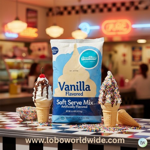 Frostline vanilla soft - soft, serve