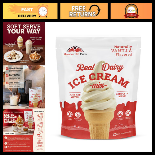 Soft serve ice cream mix - ice,