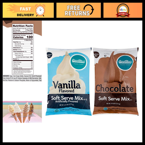 Lactose free soft serve - soft,