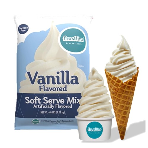 Vanilla soft serve - vanilla, cream